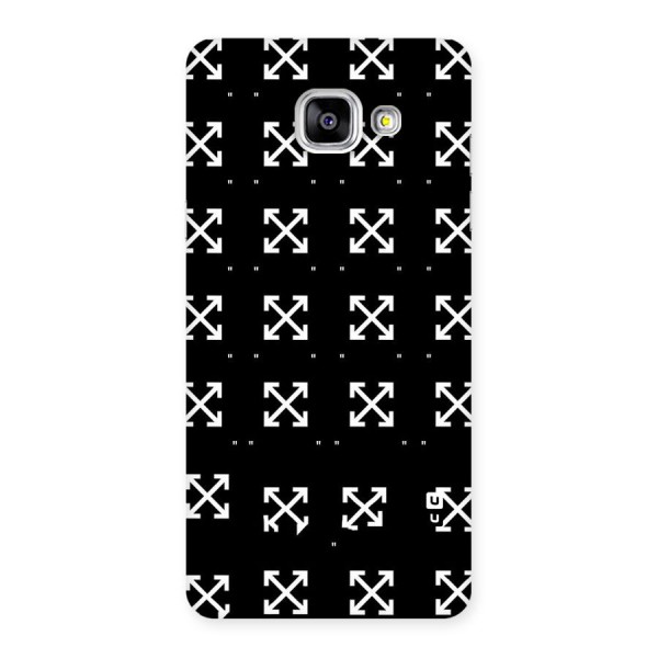 Cross Arrow Black Back Case for Galaxy A5 2016