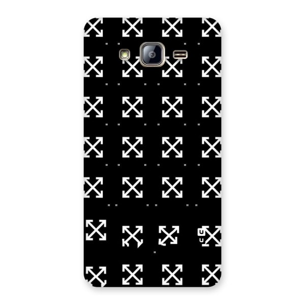 Cross Arrow Black Back Case for Galaxy On5