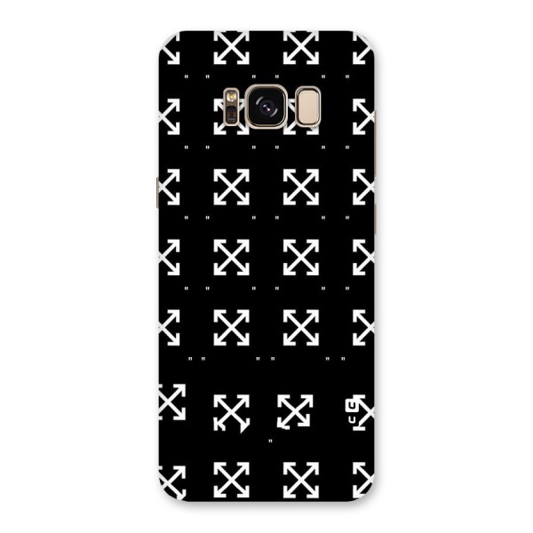 Cross Arrow Black Back Case for Galaxy S8