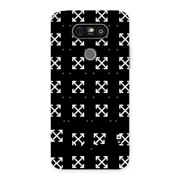 Cross Arrow Black Back Case for LG G5