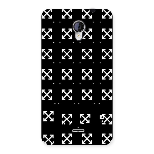 Cross Arrow Black Back Case for Micromax Unite 2 A106