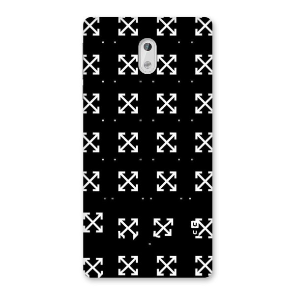 Cross Arrow Black Back Case for Nokia 3