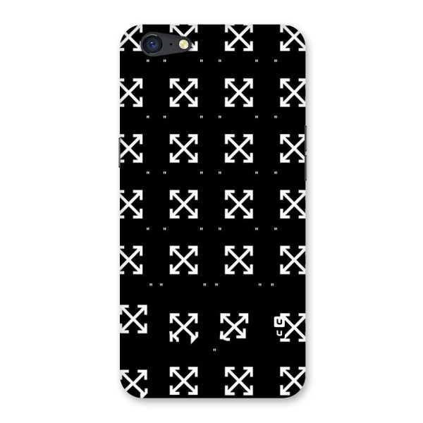 Cross Arrow Black Back Case for Oppo A71