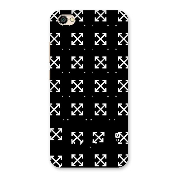 Cross Arrow Black Back Case for Redmi Y1 Lite