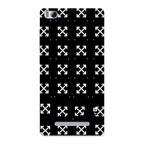 Cross Arrow Black Back Case for Xiaomi Mi4i