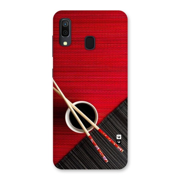 Cup Chopsticks Back Case for Galaxy A20