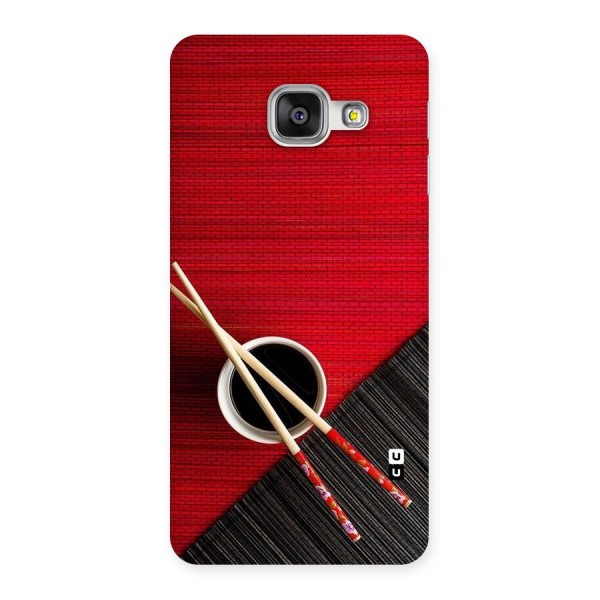 Cup Chopsticks Back Case for Galaxy A3 2016