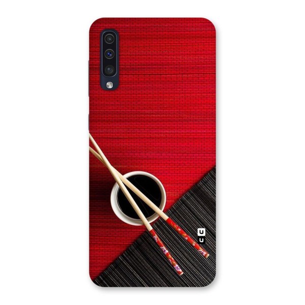 Cup Chopsticks Back Case for Galaxy A50