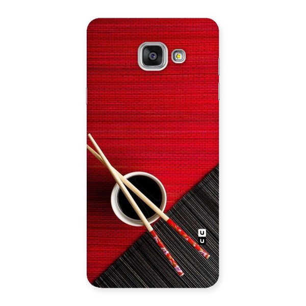 Cup Chopsticks Back Case for Galaxy A7 2016