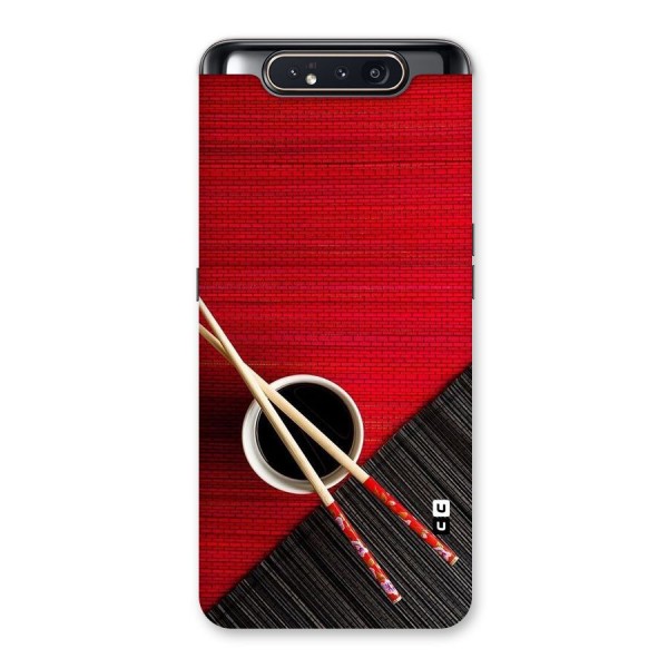 Cup Chopsticks Back Case for Galaxy A80