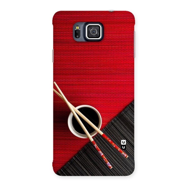 Cup Chopsticks Back Case for Galaxy Alpha