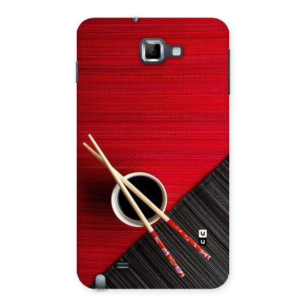 Cup Chopsticks Back Case for Galaxy Note