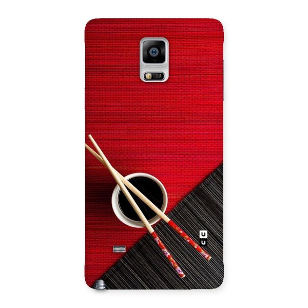 Cup Chopsticks Back Case for Galaxy Note 4