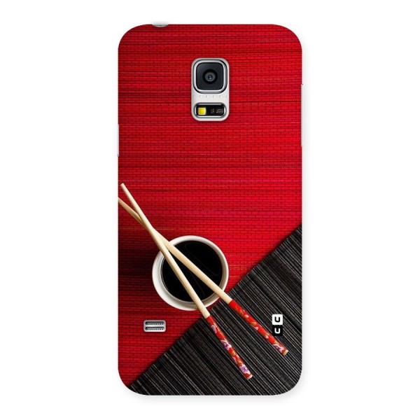 Cup Chopsticks Back Case for Galaxy S5 Mini