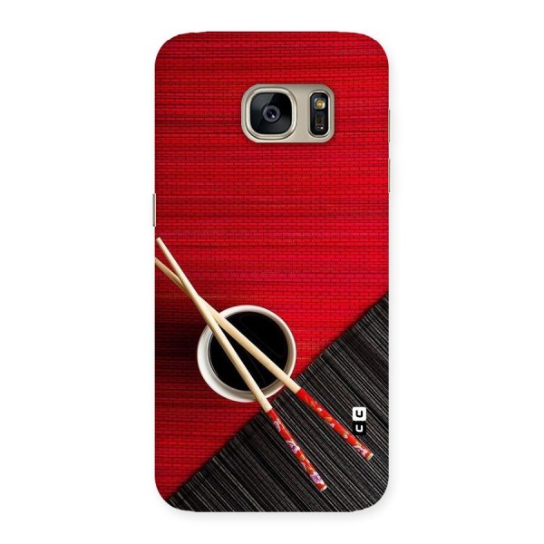 Cup Chopsticks Back Case for Galaxy S7