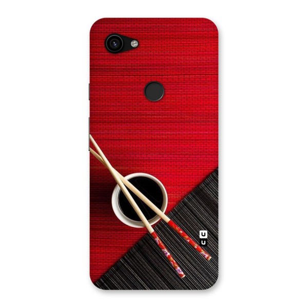 Cup Chopsticks Back Case for Google Pixel 3a XL