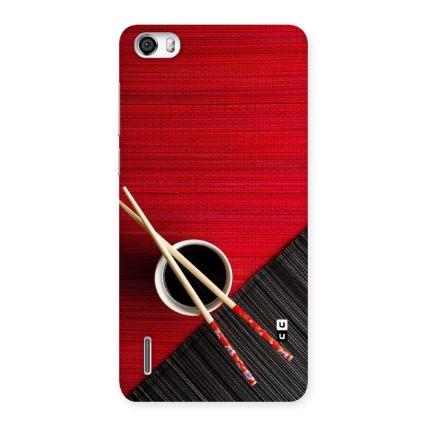 Cup Chopsticks Back Case for Honor 6