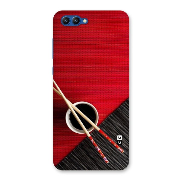 Cup Chopsticks Back Case for Honor View 10