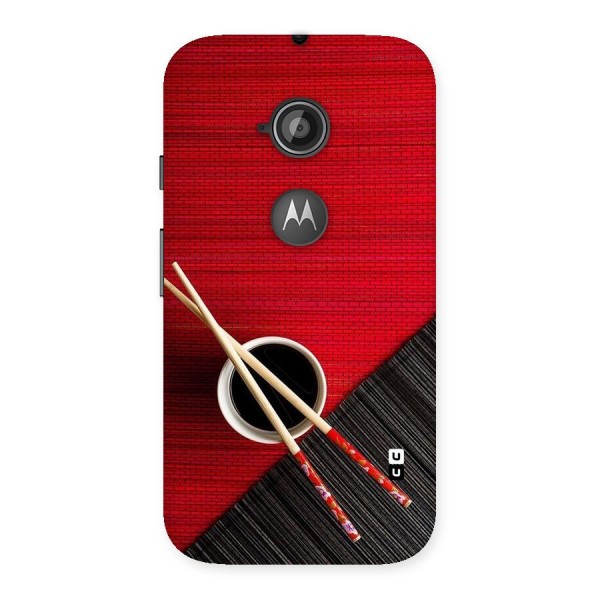 Cup Chopsticks Back Case for Moto E 2nd Gen