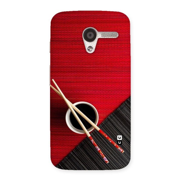 Cup Chopsticks Back Case for Moto X