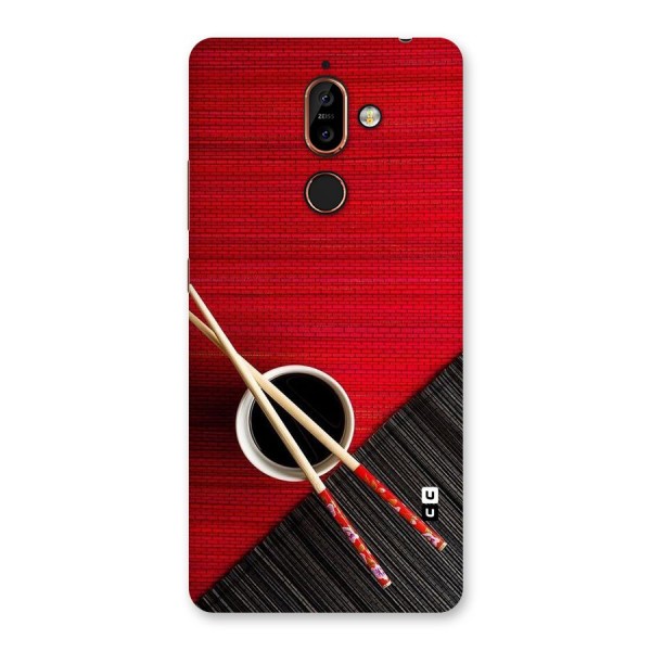 Cup Chopsticks Back Case for Nokia 7 Plus