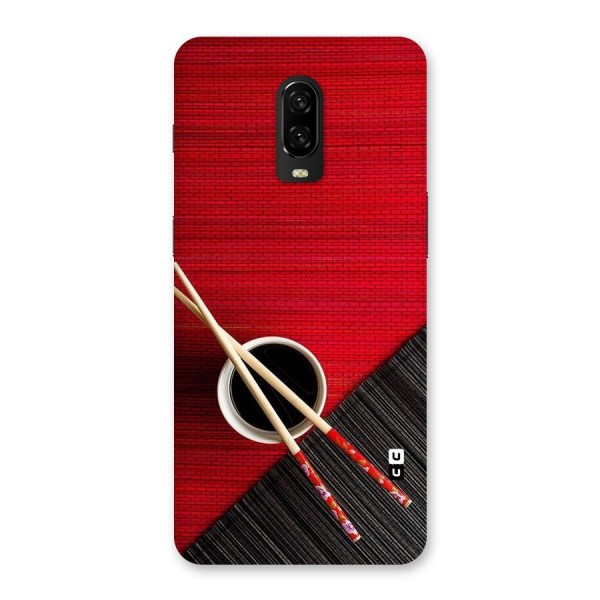 Cup Chopsticks Back Case for OnePlus 6T