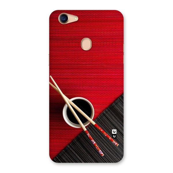 Cup Chopsticks Back Case for Oppo F5