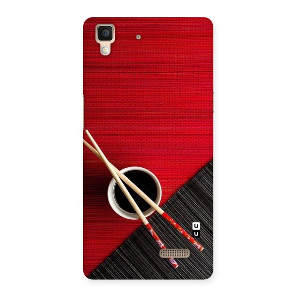 Cup Chopsticks Back Case for Oppo R7