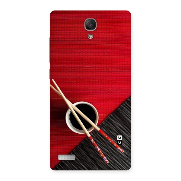 Cup Chopsticks Back Case for Redmi Note