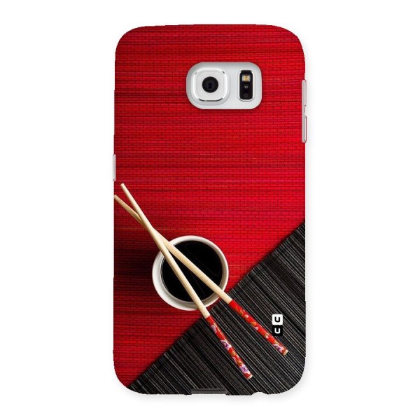 Cup Chopsticks Back Case for Samsung Galaxy S6