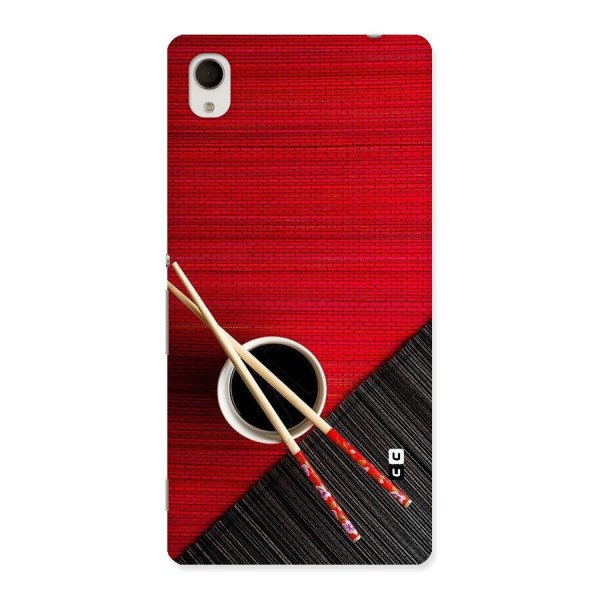 Cup Chopsticks Back Case for Sony Xperia M4