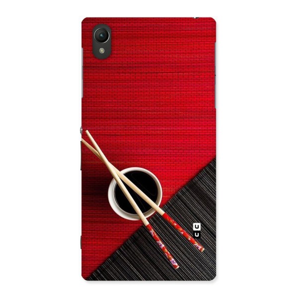 Cup Chopsticks Back Case for Sony Xperia Z1