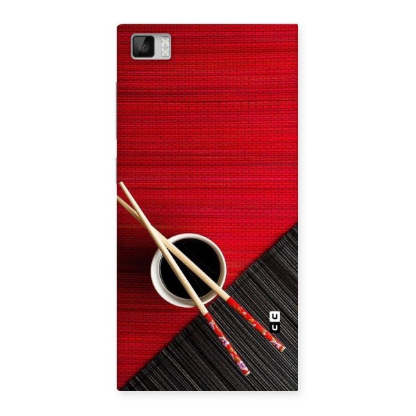 Cup Chopsticks Back Case for Xiaomi Mi3