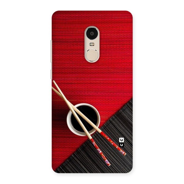 Cup Chopsticks Back Case for Xiaomi Redmi Note 4