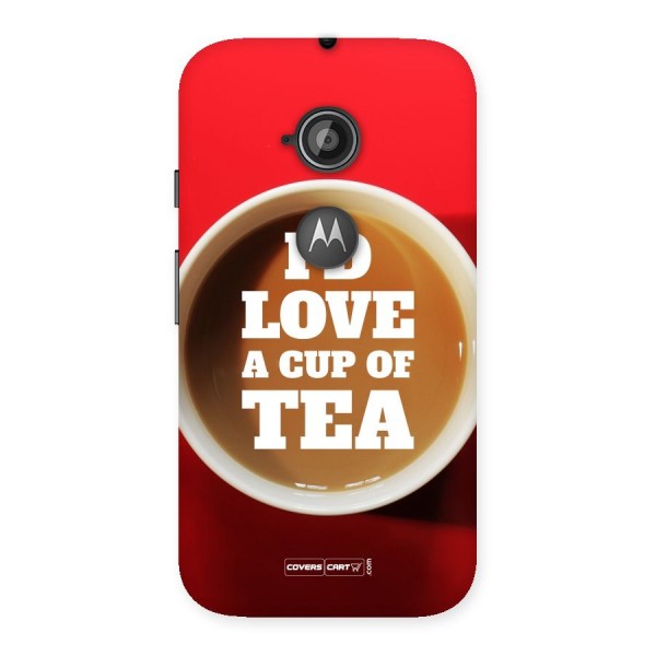 Cup of Tea Back Case for Moto E 2nd Gen