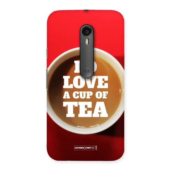 Cup of Tea Back Case for Moto G3