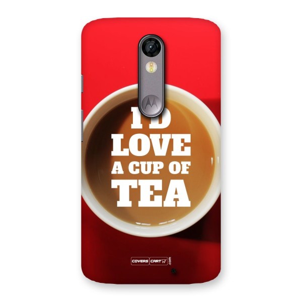 Cup of Tea Back Case for Moto X Force