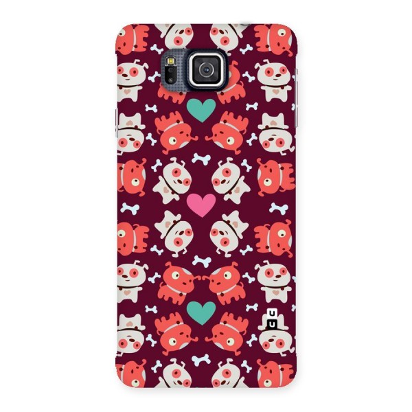 Cut Dog Design Back Case for Galaxy Alpha