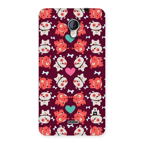 Cut Dog Design Back Case for Micromax Unite 2 A106