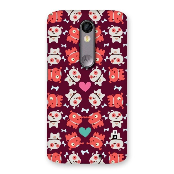 Cut Dog Design Back Case for Moto X Force