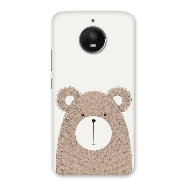 Cute Bear Back Case for Moto E4 Plus