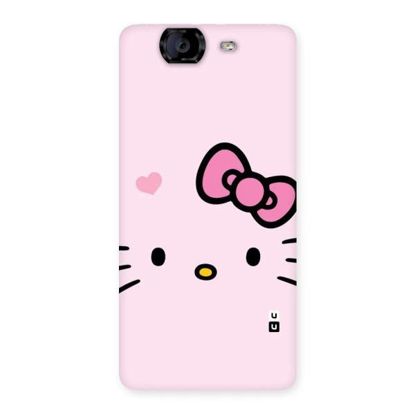 Cute Bow Face Back Case for Canvas Knight A350