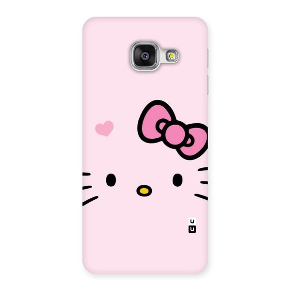 Cute Bow Face Back Case for Galaxy A3 2016