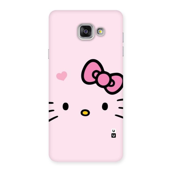 Cute Bow Face Back Case for Galaxy A7 2016