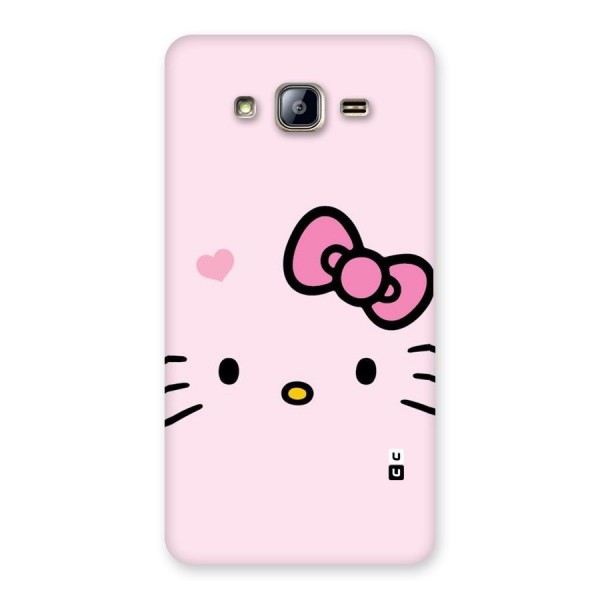 Cute Bow Face Back Case for Galaxy On5