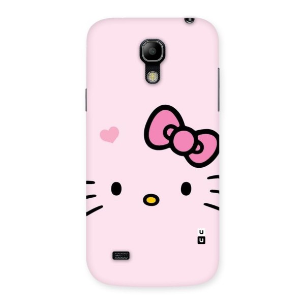 Cute Bow Face Back Case for Galaxy S4 Mini