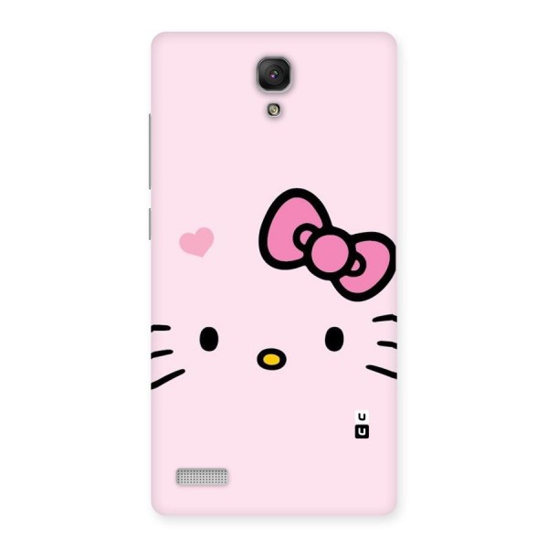 Cute Bow Face Back Case for Redmi Note