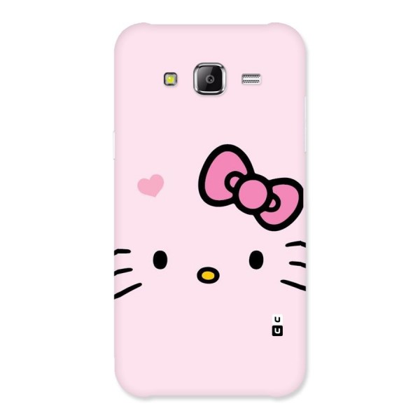 Cute Bow Face Back Case for Samsung Galaxy J5