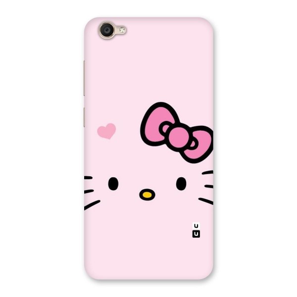 Cute Bow Face Back Case for Vivo Y55s