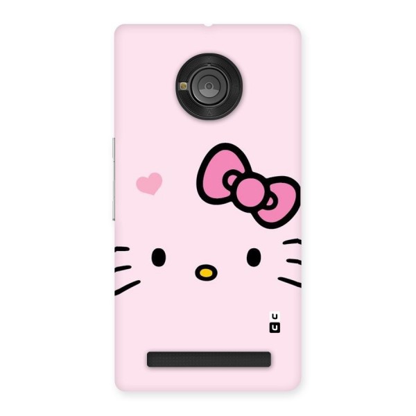 Cute Bow Face Back Case for Yu Yuphoria